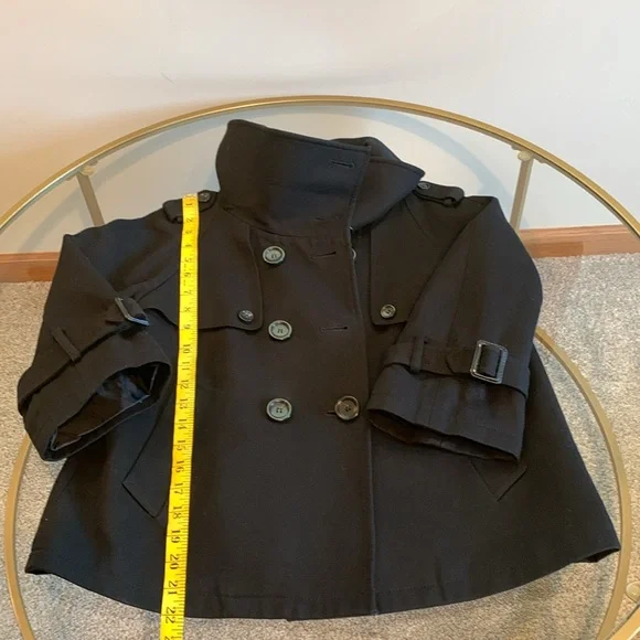 Ann Taylor Loft Short Peacoat with oversized collar - Picture 10 of 16